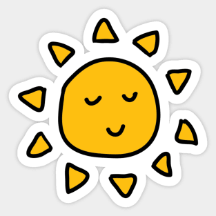 Sun Pattern Sticker